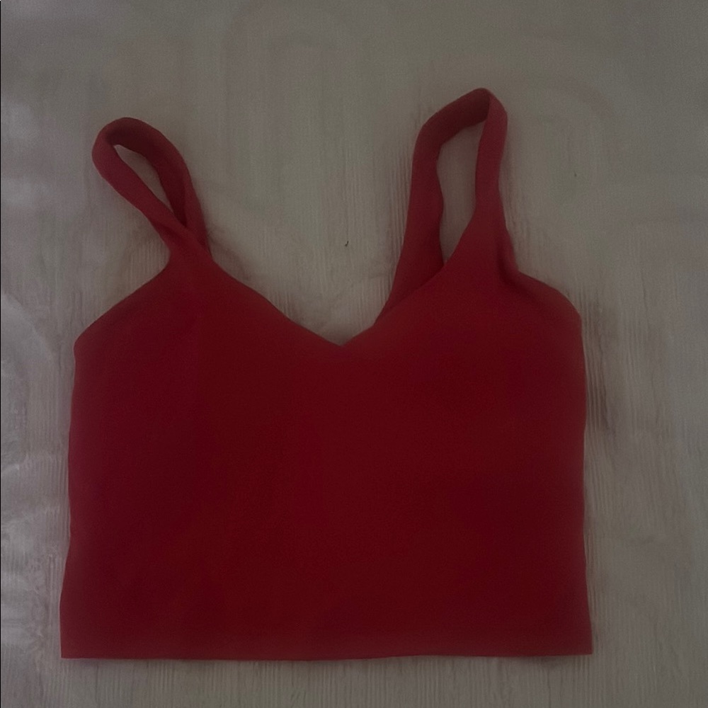 Red Sleeveless Top